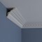 Ekena Millwork 3 1/2"H x 3 1/4"P x 4 3/4"F x 94 1/2"L, (1 1/2" Repeat), Egg and Dart Crown Moulding MLD03X03X04EG - alternate 6
